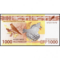 Territoire Français du Pacifique - Pick 6a - 1'000 francs - Série F0 - 2014 - Etat : NEUF