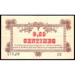 Montpellier - Pirot 85-1 - 50 centimes - Série 35 - 09/08/1915 - Etat : TTB