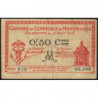 Montpellier - Pirot 85-6 - 50 centimes - Série 070 - 09/08/1915 - Etat : TB-