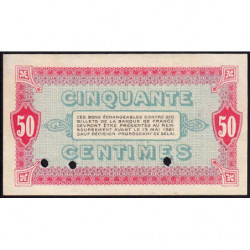 Moulins et Lapalisse - Pirot 86-2b - 50 centimes - Série 1.8 - 12/05/1916 - Spécimen - Etat : NEUF
