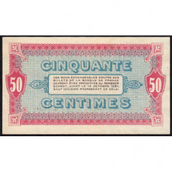 Moulins et Lapalisse - Pirot 86-7 - 50 centimes - Série 164 - 13/10/1916 - Etat : SUP+