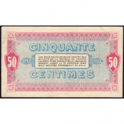 Moulins et Lapalisse - Pirot 86-18 - 50 centimes - Série 340 - 02/07/1920 - Etat : TTB-