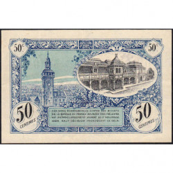 Moulins et Lapalisse - Pirot 86-22 - 50 centimes - Série 33 - 17/11/1921 - Etat : TTB+