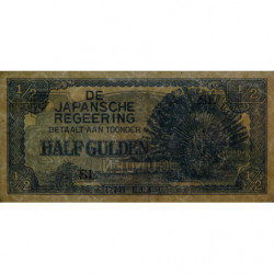 Indes Néerlandaises - Gouv. Japonais - Pick 122b - 1/2 gulden - Série SL - 1942 - Etat : SUP
