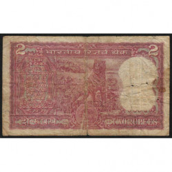 Inde - Pick 52 - 2 rupees - 1970 - Etat : B+