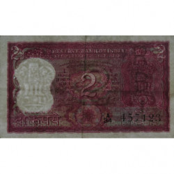 Inde - Pick 53f - 2 rupees - 1982 - Lettre C - Etat : TTB