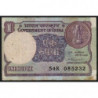 Inde - Pick 78b - 1 rupee - 1981 - Sans lettre - Etat : TB+