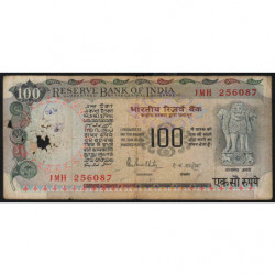 Inde - Pick 85A - 100 rupees - 1985 - Sans lettre - Etat : B+