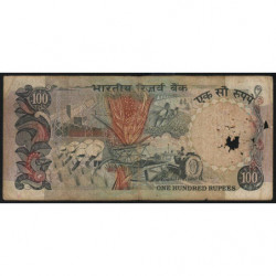 Inde - Pick 85A - 100 rupees - 1985 - Sans lettre - Etat : B+