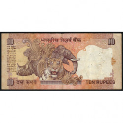 Inde - Pick 89c - 10 rupees - Série 15F - Lettre M - 1998 - Etat : TB+