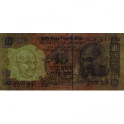 Inde - Pick 89c - 10 rupees - Série 62V - Lettre M - 1998 - Etat : TTB