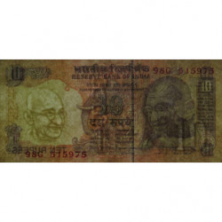 Inde - Pick 89g - 10 rupees - 2002 - Lettre L - Etat : TB+