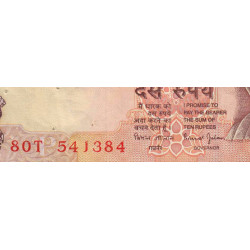 Inde - Pick 89j - 10 rupees - Série 80T - Lettre P - 2002 - Etat : TB+