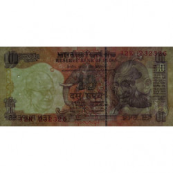 Inde - Pick 89k - 10 rupees - 2002 - Lettre Q - Etat : SPL