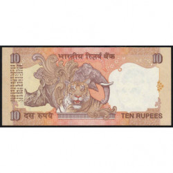 Inde - Pick 89p - 10 rupees - Série 11C - Lettre A - 2005 - Etat : NEUF