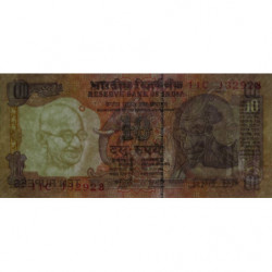 Inde - Pick 89p - 10 rupees - Série 11C - Lettre A - 2005 - Etat : NEUF