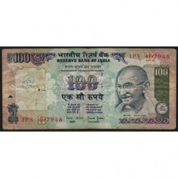 Inde - Pick 91h - 100 rupees - 2000 - Lettre R - Etat : TB-