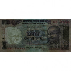 Inde - Pick 91i - 100 rupees - Série - 5BT - Lettre F - 2002 - Etat : pr.NEUF