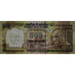 Inde - Pick 93a - 500 rupees - Série 6FA - Sans lettre - 2000 - Etat : NEUF