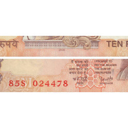Inde - Pick 95k - 10 rupees - 2008 - Lettre M - Etat : NEUF