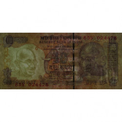 Inde - Pick 95k - 10 rupees - 2008 - Lettre M - Etat : NEUF
