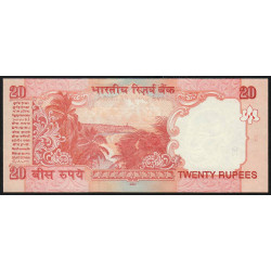 Inde - Pick 96c - 20 rupees - 2007 - Lettre E - Etat : NEUF