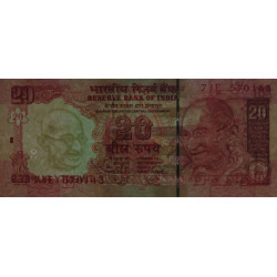 Inde - Pick 96c - 20 rupees - 2007 - Lettre E - Etat : NEUF