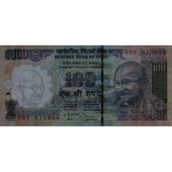 Inde - Pick 98t - 100 rupees - 2009 - Sans lettre - Etat : NEUF