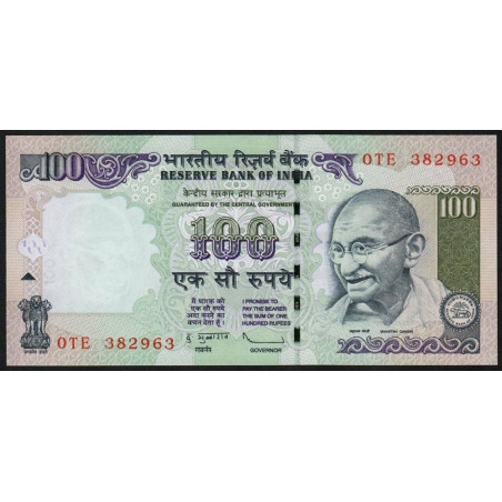 Inde - Pick 98z - 100 rupees - 2011 - Sans lettre - Etat : NEUF