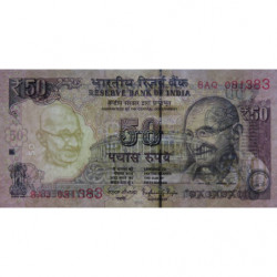 Inde - Pick 104o - 50 rupees - 2015 - Lettre R - Etat : NEUF