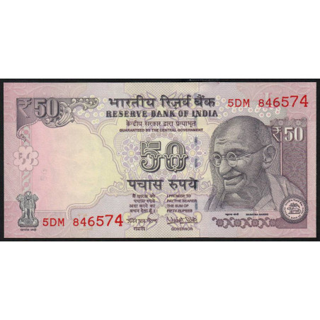 Inde - Pick 104x - 50 rupees - 2017 - Lettre L - Etat : NEUF