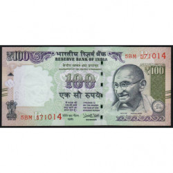 Inde - Pick 105ak - 100 rupees - 2017 - Lettre R - Etat : NEUF