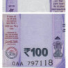 Inde - Pick 112a_1 - 100 rupees - Série 0AA - Sans lettre - 2018 - Etat : NEUF