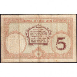 Nouvelles Hébrides - Pick 4b - 5 francs - Série O.71 - 1941 - Etat : TB