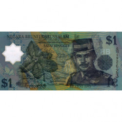 Brunei - Pick 22a - 1 dollar - 1996 - Polymère - Etat : TTB