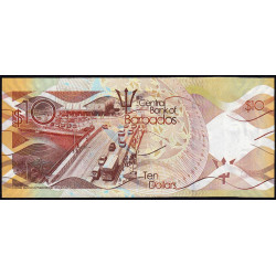 Barbade - Pick 75a - 10 dollars - Série C44 - 02/05/2013 - Etat : NEUF