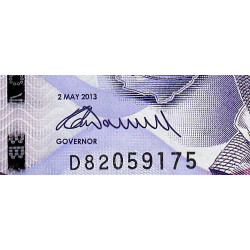 Barbade - Pick 76a - 20 dollars - Série D82 - 02/05/2013 - Etat : NEUF