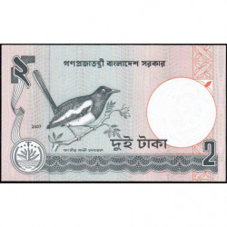 Bangladesh - Pick 6Ck - 2 taka - Série জ শ - 2007 - Etat : NEUF