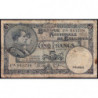 Belgique - Pick 108a - 5 francs - 09/04/1938 - Etat : TB-