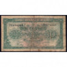 Belgique - Pick 122 - 10 francs ou 2 belgas - Série 2 - 01/02/1943 - Etat : B+