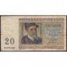 Belgique - Pick 132a - 20 francs - Série L03  - 01/07/1950 - Etat : TB