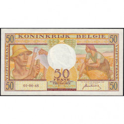 Belgique - Pick 133a - 50 francs - Série O 04 - 01/06/1948 - Etat : SUP+