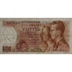 Belgique - Pick 139_1a - 50 francs - Série 3417 Q - 15/06/1966 - Etat : TTB