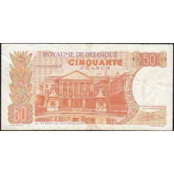 Belgique - Pick 139_4 - 50 francs - Série 1411 C - 15/06/1966 (1984) - Etat : TTB