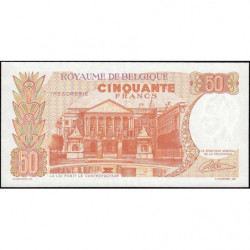 Belgique - Pick 139_4 - 50 francs - Série 1482 S - 15/06/1966 (1984) - Etat : SUP