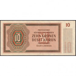 Bohême-Moravie - Pick 8a - 10 korun - 08/07/1842 - Série 04N - Etat : SUP