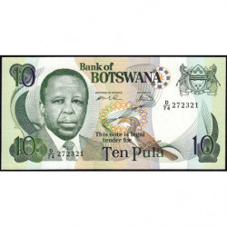 Botswana - Pick 20b - 10 pula - Série D/74 - 2000 - Etat : NEUF