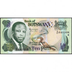 Botswana - Pick 24b - 10 pula - Série D/97 - 2007 - Etat : NEUF