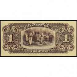 Bolivie - Pick S 231 - 1 boliviano - 01/01/1894 - Série A - Etat : NEUF