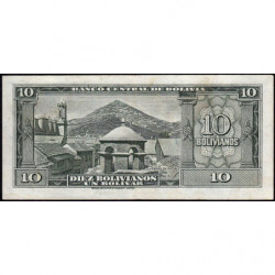Bolivie - Pick 139c - 10 bolivianos - Série C - Loi 1945 (1952) - Etat : pr.NEUF